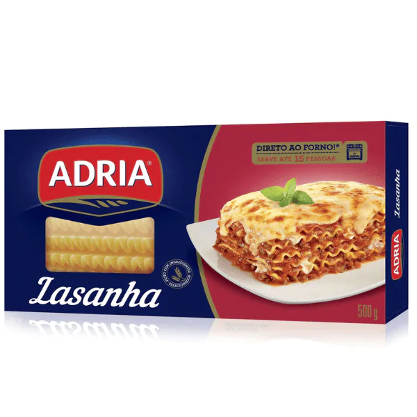 Massa Lasanha Adria Sêmola - 500gr - Imagem 2