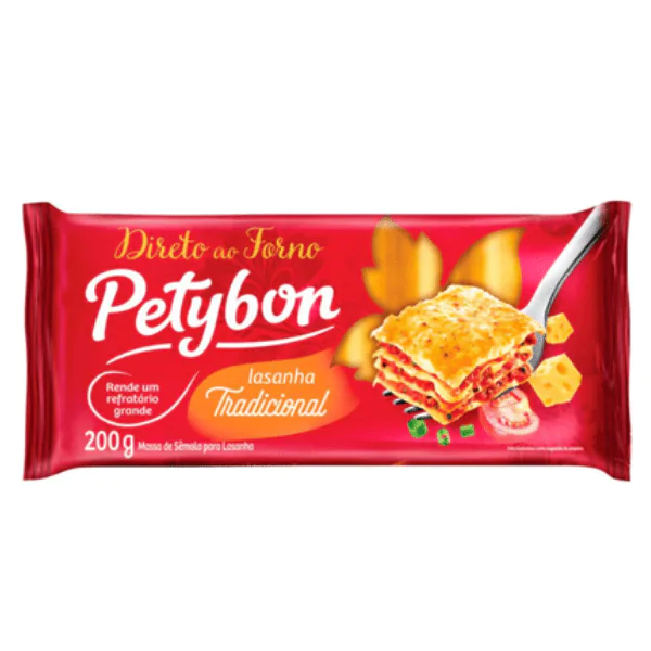 Massa p/ Lasanha Petybon Tradicional - 200gr