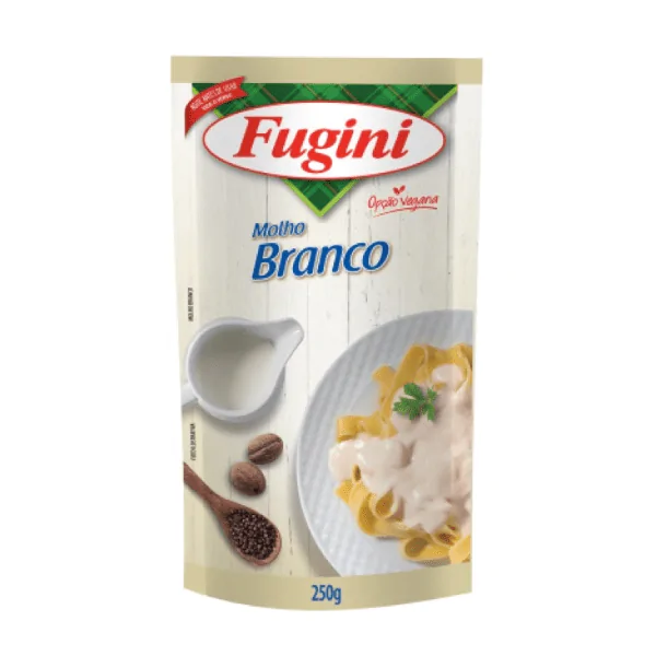 Molho Branco Fugini Vegano Pouch - 250gr - Imagem 1