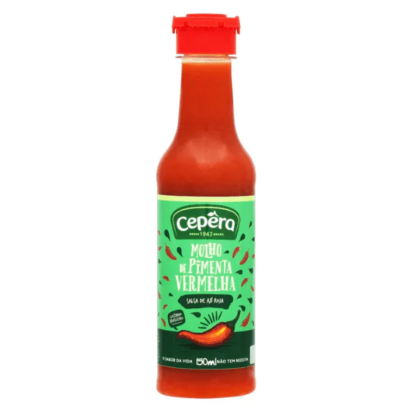 Molho de Pimenta Cepêra Frasco - 150ml