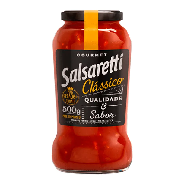 Molho de Tomate Gourmet Salsaretti Clássico - 500gr - Imagem 1