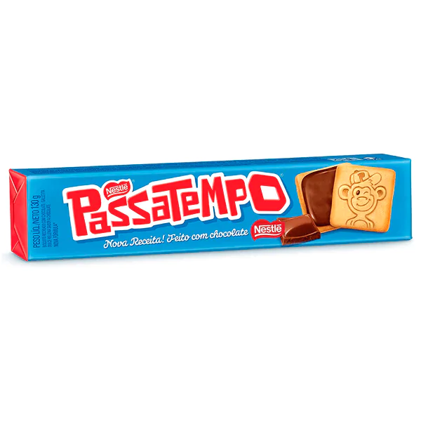Biscoito Recheado Passatempo Chocolate - 130gr - Imagem 2