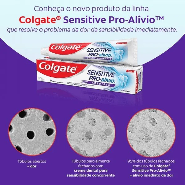 Creme Dental Colgate Pró Alívio - 90gr - Imagem 3
