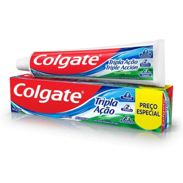 Creme Dental Colgate Tripla Ação - 180gr - Imagem 3