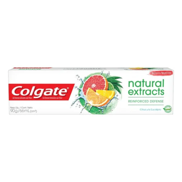 Creme Dental Colgate Natural Extracts Eucalipto - 90gr - Imagem 1