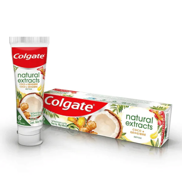 Creme Dental Colgate Natural Extracts Detox - 90gr - Imagem 2
