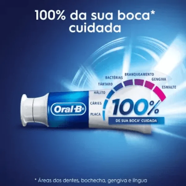 Creme Dental Oral-B 100% - 70gr - Imagem 2