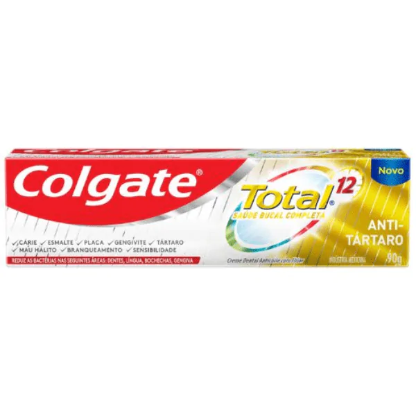Creme Dental Colgate Total 12 Anti-Tártaro - 90gr - Imagem 1
