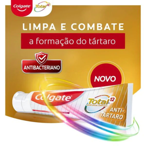 Creme Dental Colgate Total 12 Anti-Tártaro - 90gr - Imagem 3