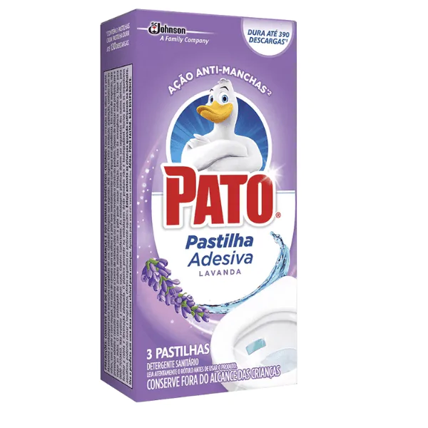 Pastilha Adesiva Pato Lavanda - 3Un - Imagem 1