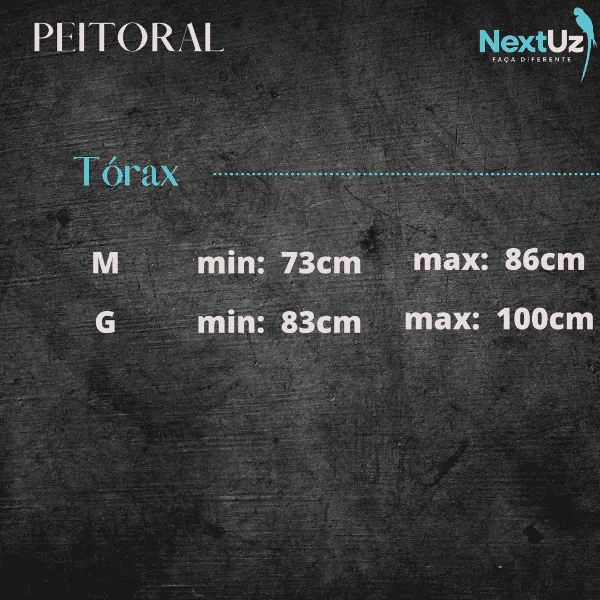 Peitoral + Guia Porte Grande M - Verde Militar - Imagem 2