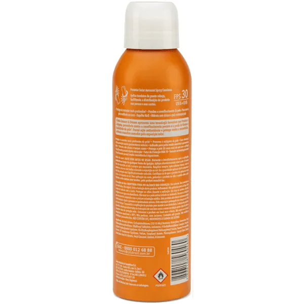 Protetor Solar Cenoura & Bronze Aerosol FPS 30 - 200ml - Imagem 2