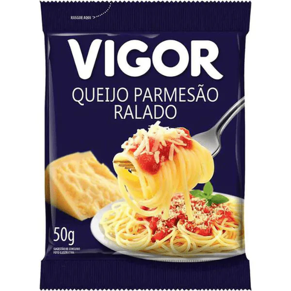 Queijo Ralado Parmesão Vigor - 50gr - Imagem 1