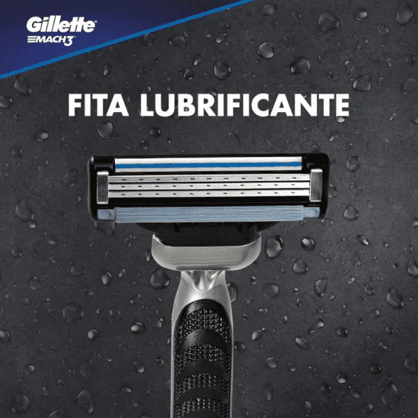 Recarga Aparelho de Barbear Gillete Mach3 - 2und - Imagem 3