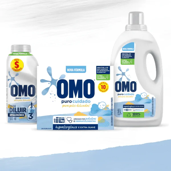 Sabão em Pó OMO Puro Cuidado - 800gr - Imagem 3