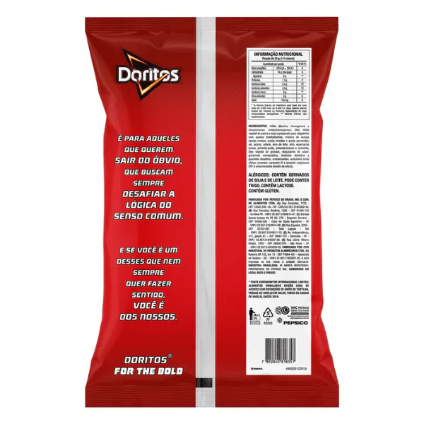 Salgadinho Doritos Queijo Nacho - 210gr - Imagem 2
