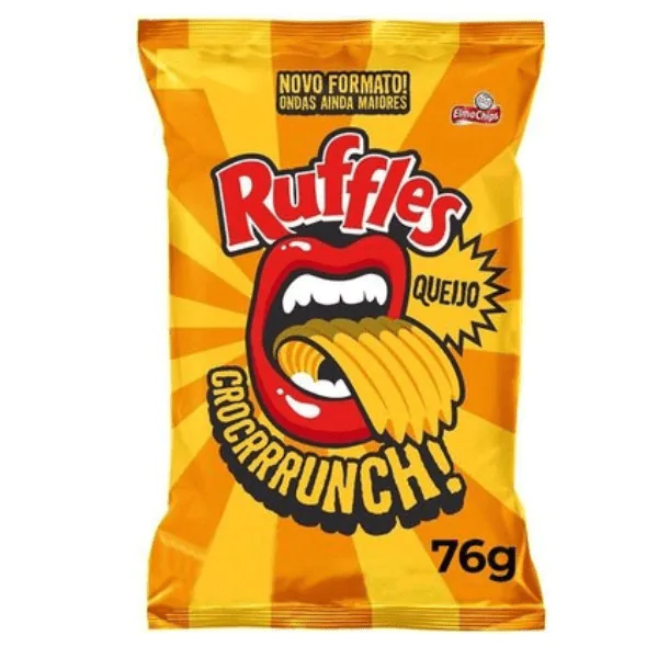 Salgadinho Ruffles Queijo - 76gr - Imagem 1