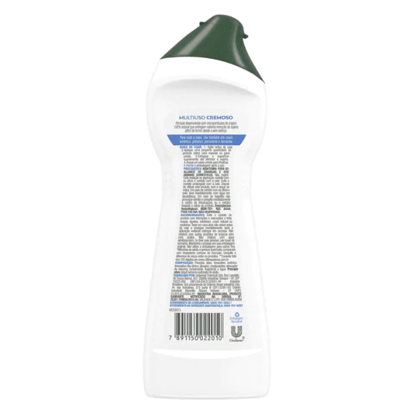 Saponáceo Cremoso Cif Limpeza Milagrosa - 250ml - Imagem 2