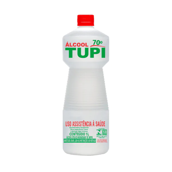 Álcool 70° INPM Tupi  - 1L - Imagem 1