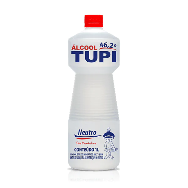 Álcool 46° INPM Tupi - 1L - Imagem 1