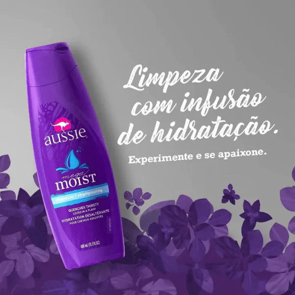 Shampoo Aussie Moist - 180ml - Imagem 3