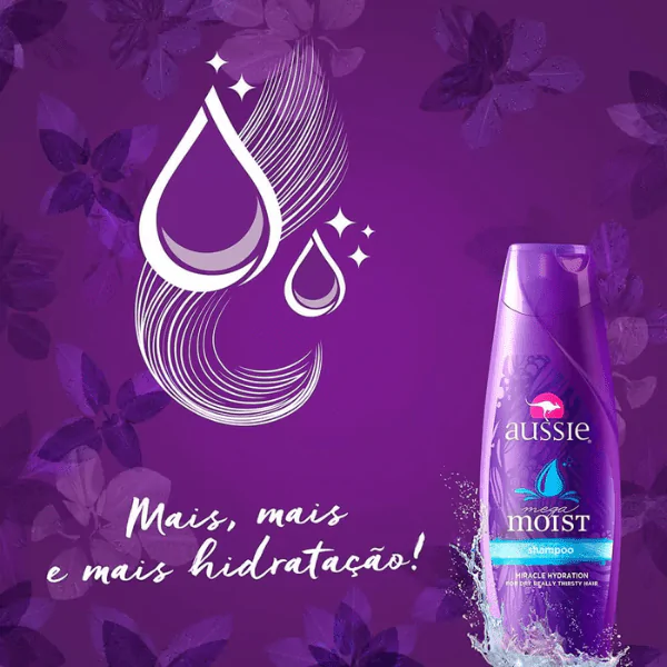 Shampoo Aussie Moist - 180ml - Imagem 2