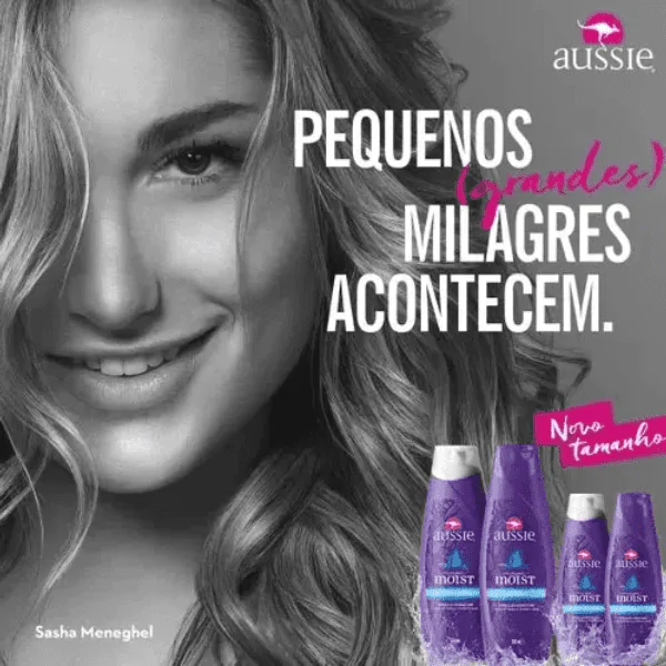 Shampoo Aussie Moist - 180ml - Imagem 4