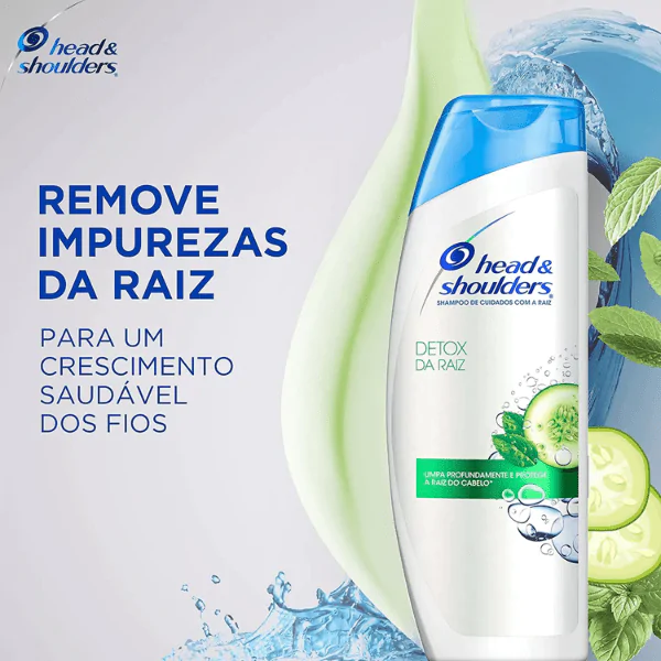 Shampoo Head&Shoulders Detox da Raiz - 200ml - Imagem 3