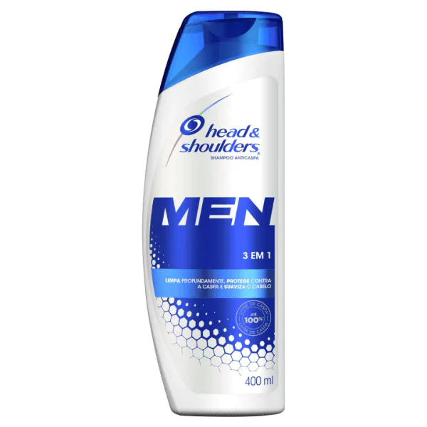 Shampoo Head&Shoulders Men 3 em 1 - 400ml