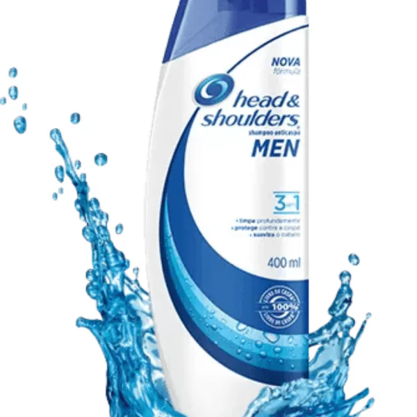 Shampoo Head&Shoulders Men 3 em 1 - 400ml - Imagem 2