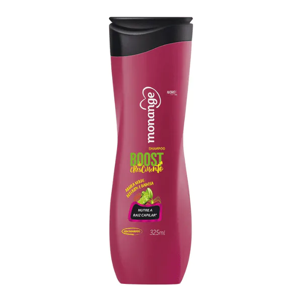 Shampoo Monange Boost Crescimento - 325ml - Imagem 1
