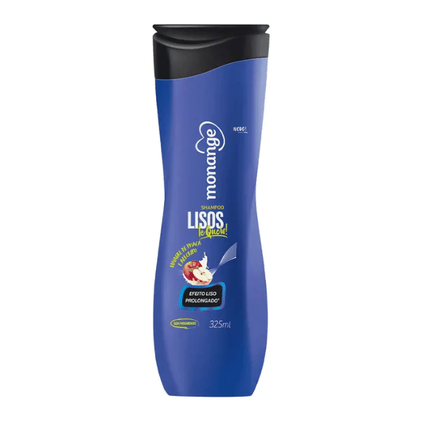 Shampoo Monange Lisos Te Quero - 325ml - Imagem 1