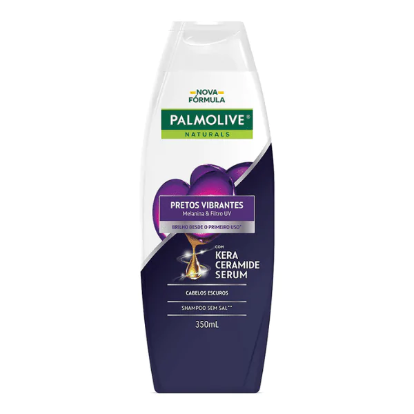 Shampoo Palmolive Pretos Vibrantes - 350ml - Imagem 1