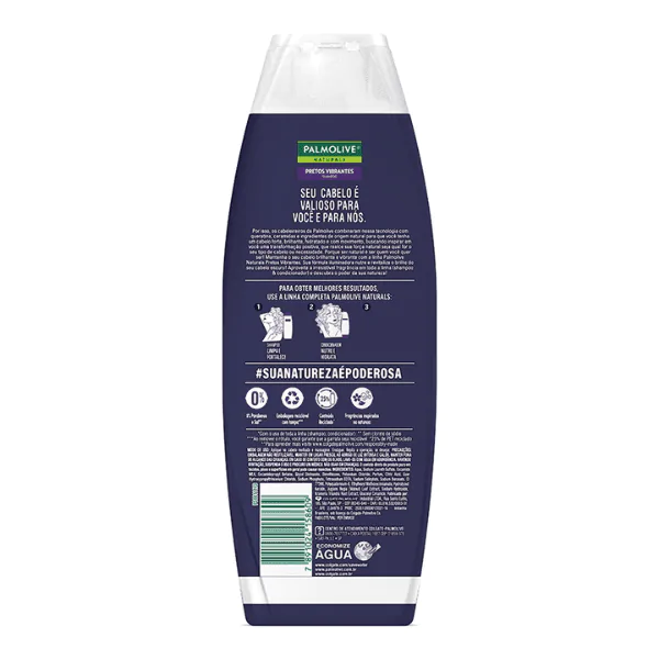 Shampoo Palmolive Pretos Vibrantes - 350ml - Imagem 2