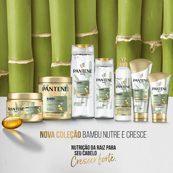 Shampoo Pantene Bambu Nutre&Cresce - 400ml - Imagem 9