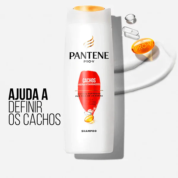Shampoo Pantene Cachos Hidra-Vitaminados - 400ml - Imagem 3