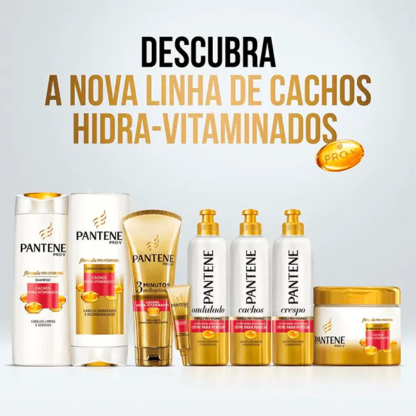 Shampoo Pantene Cachos Hidra-Vitaminados - 400ml - Imagem 5