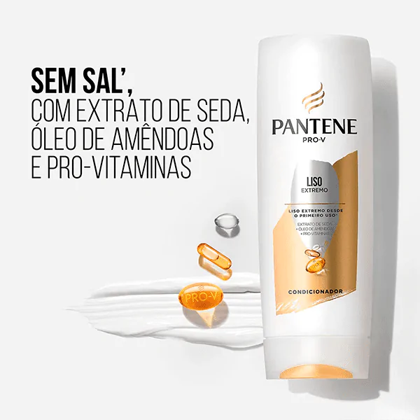 Shampoo Pantene Liso Extremo - 175ml - Imagem 3