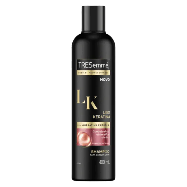 Shampoo Tresemmé Liso Keratina - 400ml - Imagem 1