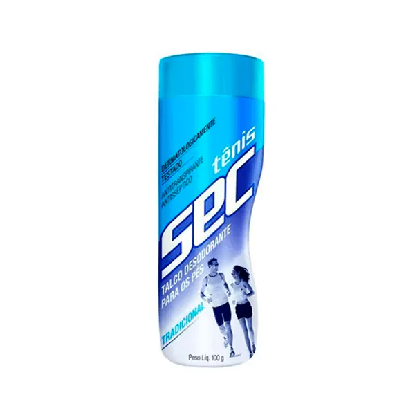 Talco Anti-Septico Tenis Sec Tradicional - 100gr