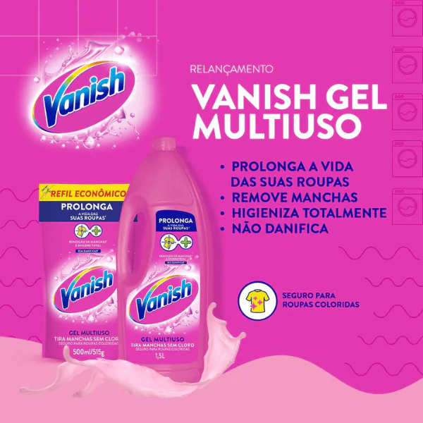 Tira Manchas em Gel Vanish - 500ml - Imagem 2
