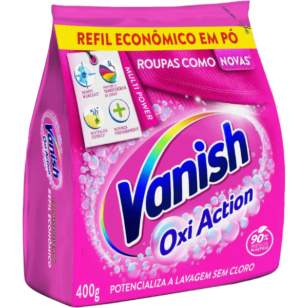 Tira Manchas em Pó Vanish Oxi Action - 400gr