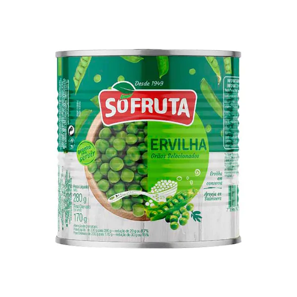 Ervilha em Conserva SoFruta Lt - 170gr - Imagem 1