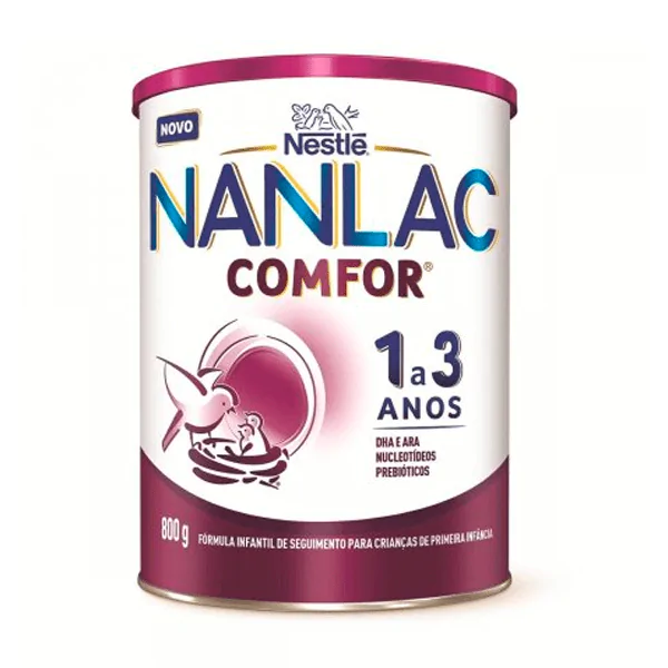 Fórmula Infantil Nanlac Comfor 1 a 3 - 800gr - Imagem 1