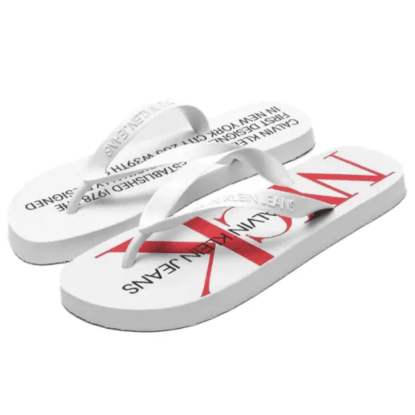 Chinelo  Calvin Klein NY Branco - Imagem 2