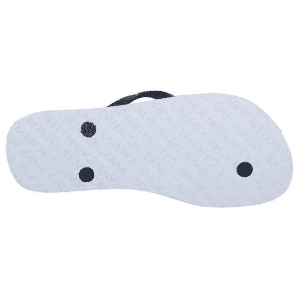Chinelo  Calvin Klein Positivo Negativo Branco - Imagem 4