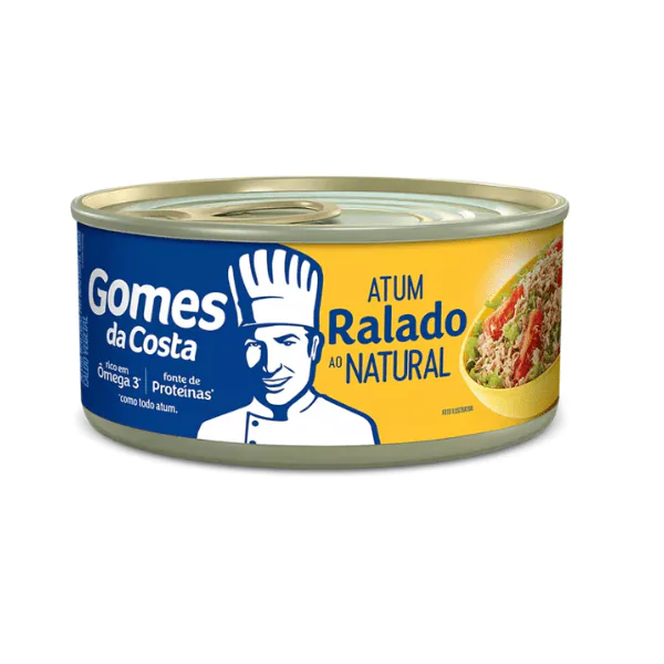 Atum Gomes Costa Ralado Natural - 170gr - Imagem 1