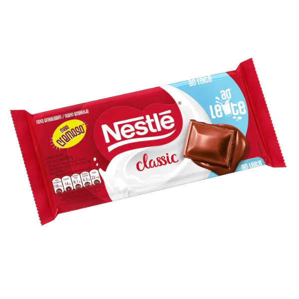 Barra de Chocolate Nestlé Ao Leite - 150gr - Imagem 2