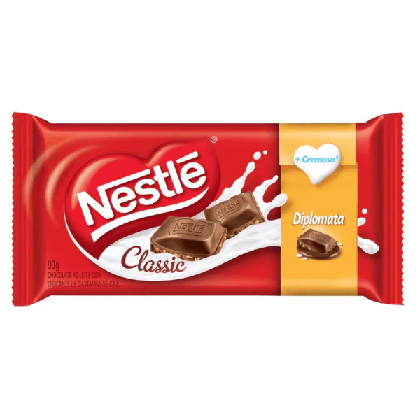 Barra de Chocolate Nestlé Diplomata - 80gr - Imagem 1