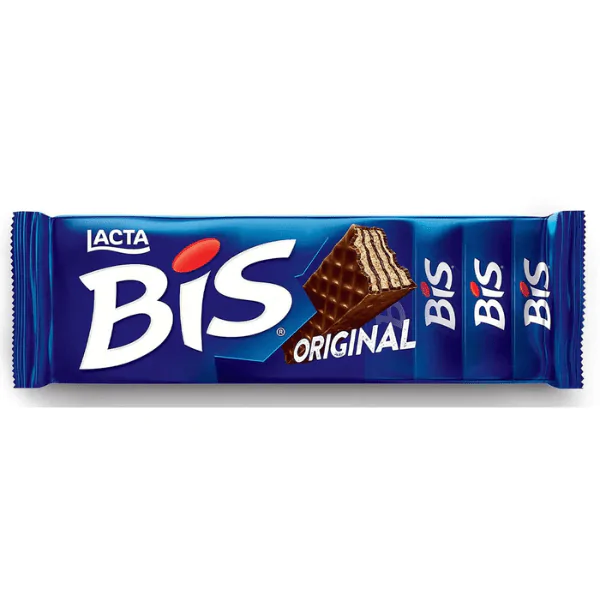 Bis Tradicional Lacta - 126G-1 Bis Lacta Chocolate Ao Leite - 100,8gr - Imagem 1